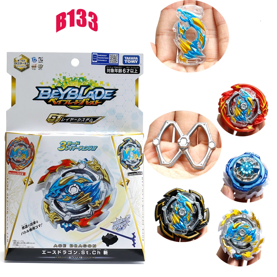 

Takara Tomy beyblade burst b133 Saint-Emperor-Dragon Three-Transform Rotary Explosive Gyroscope bayblade B133