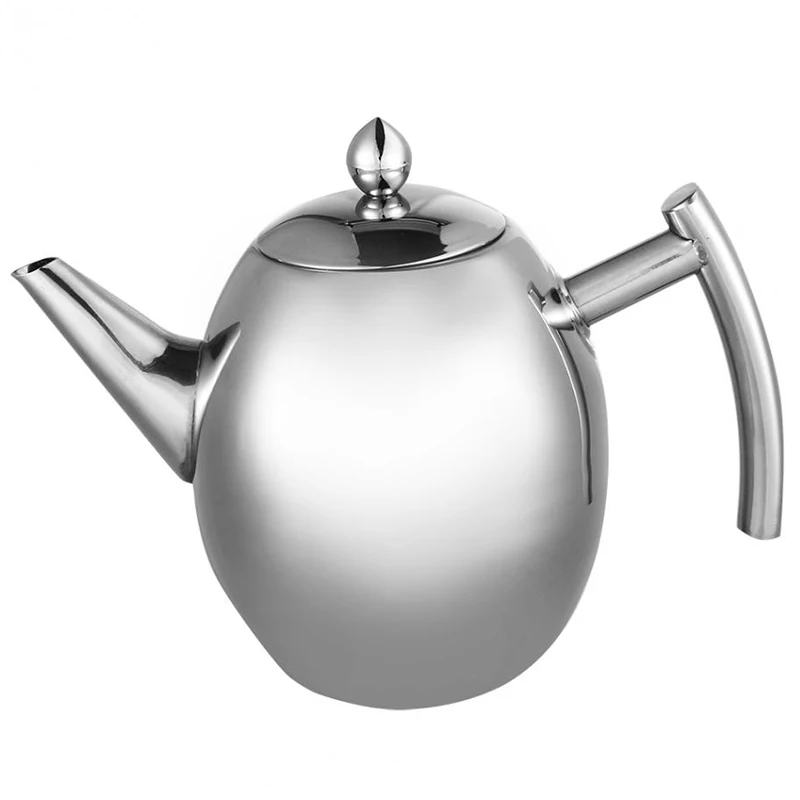 Kopen 1L Duurzaam Roestvrij Staal Theepot Koffiepot Waterkoker Met Filter Grote Capaciteit Puer Theezakje Groene Thee Tieguanyin