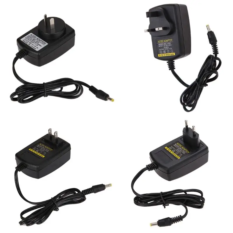 

Overload Protection Adaptor Adjustable Power Adapter AC to DC 4.0mmx1.7mm Power Adapter 9V 2A Switching