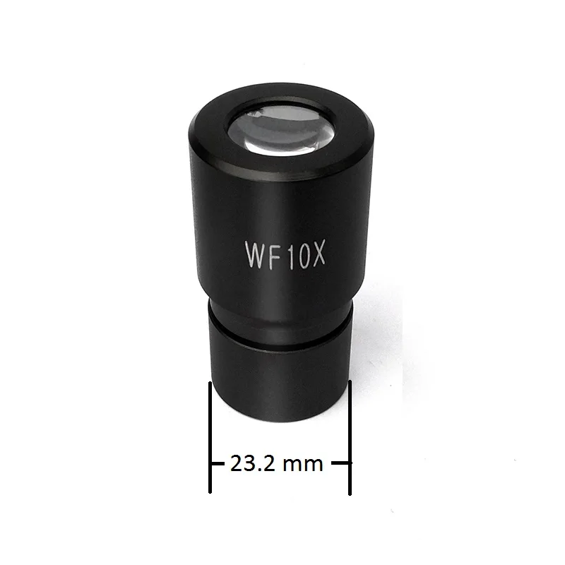 WF10X Wide Field Ramsden Eyepiece for Biological Microscope Mounting Size 23.2 mm Field 16 mm with or without Micrometer Reticle