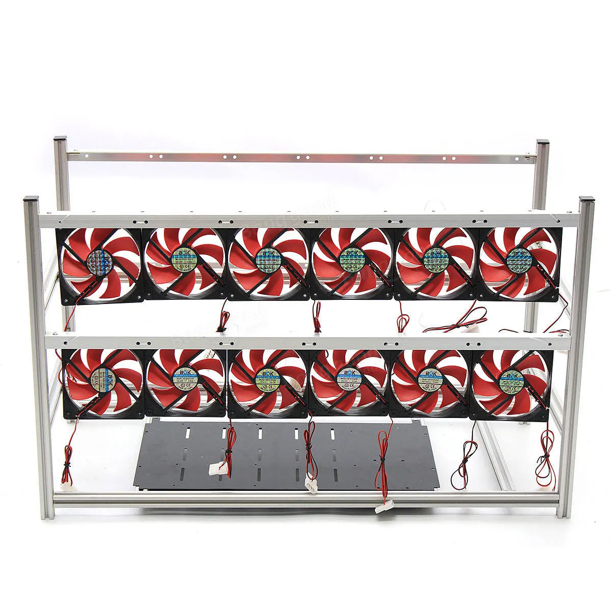 NEW Open Air Mining Rig Non-Stackable Frame Case For 16 GPU ETH BTC Ethereum New Computer Mining Case Frame Server Chassis