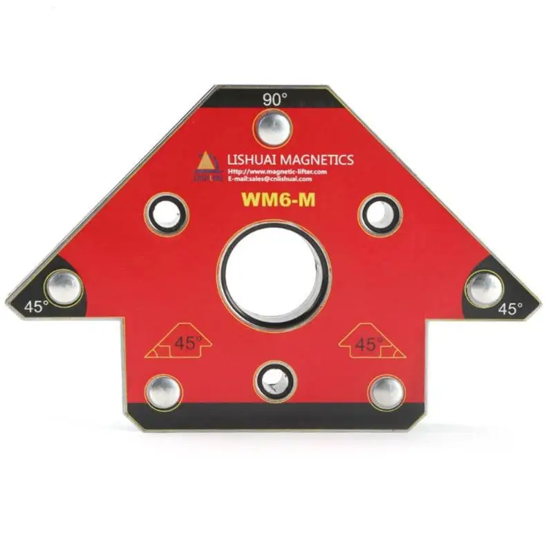 

WM6-M Welding fixer Arrow-type Magnetic Holder Welding Fixture Nd-Fe-B Corner Welding Magnets Right Angle Clamp dropshipping