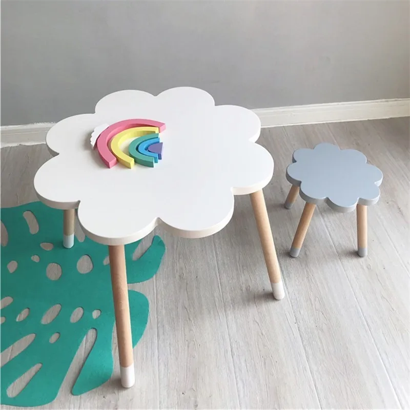 Nordic Style Baby Chair Kids Study Table Kids Table And Chair Kids Furniture Dining Table Nursery Decor Wholesale
