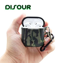 Чехол DISOUR для Airpods, силиконовый защитный чехол, противоударный чехол для наушников, беспроводные Bluetooth наушники, зарядное устройство, аксессуары