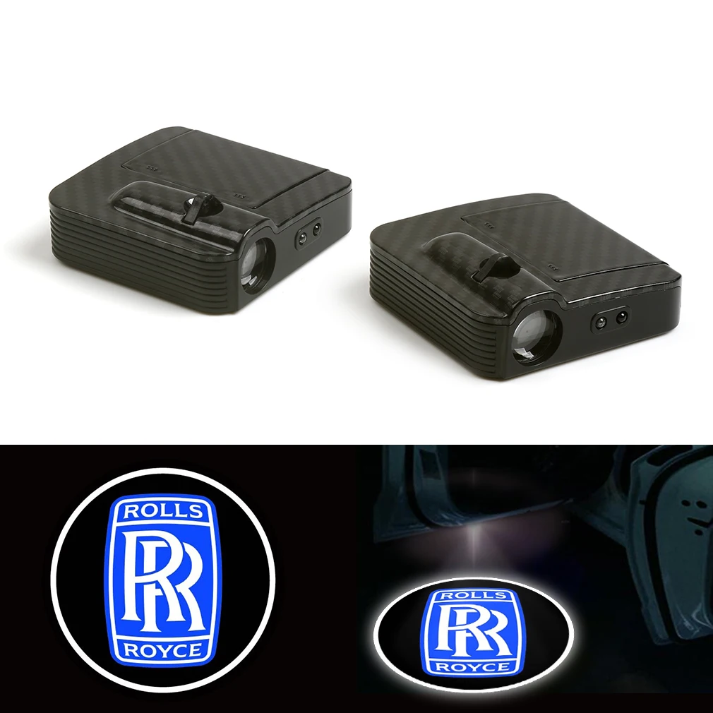 

Car Laser Wireless sensor Door Logo Courtesy Shadow Light Lamp fit for rolls royce