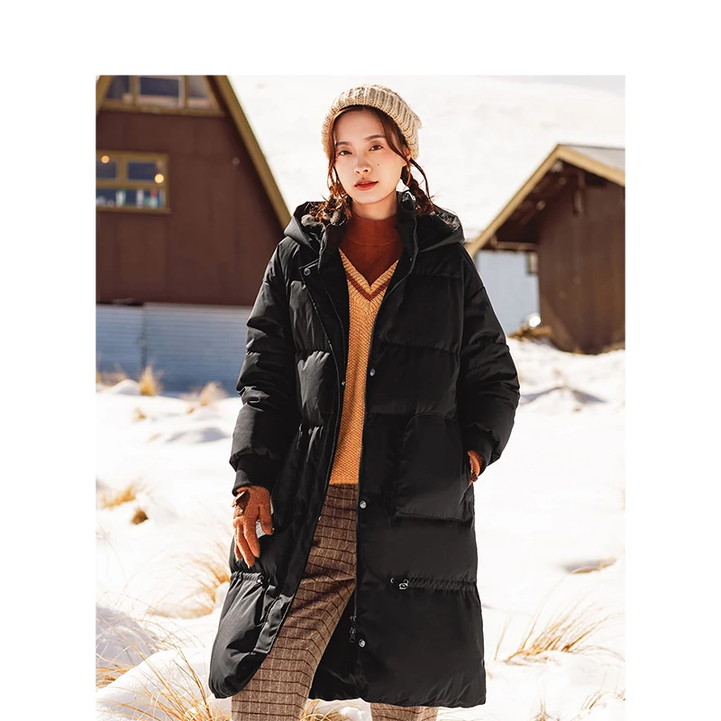 INMAN 2018 Winter New Arrival Hooded Fashion Loose Thick Duck Down Long Woman Down Coat INMAN 2018 Winter New Arrival Hooded Fashion Loose Thick Duck Down Long Woman Down Coat