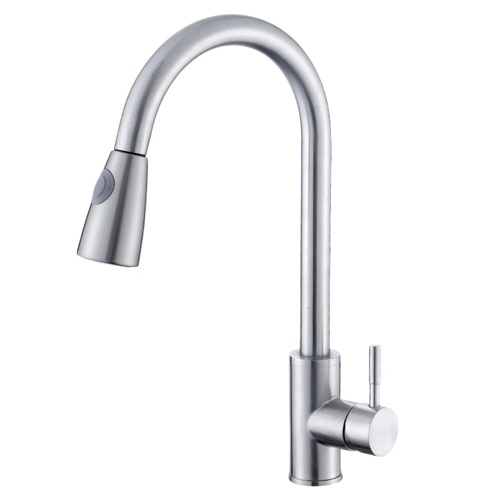 

1PC Convenient Durable Safe Useful Pratical Mixer Tap Family Supplies Swivel Tap Single Hole Faucet Stopcock