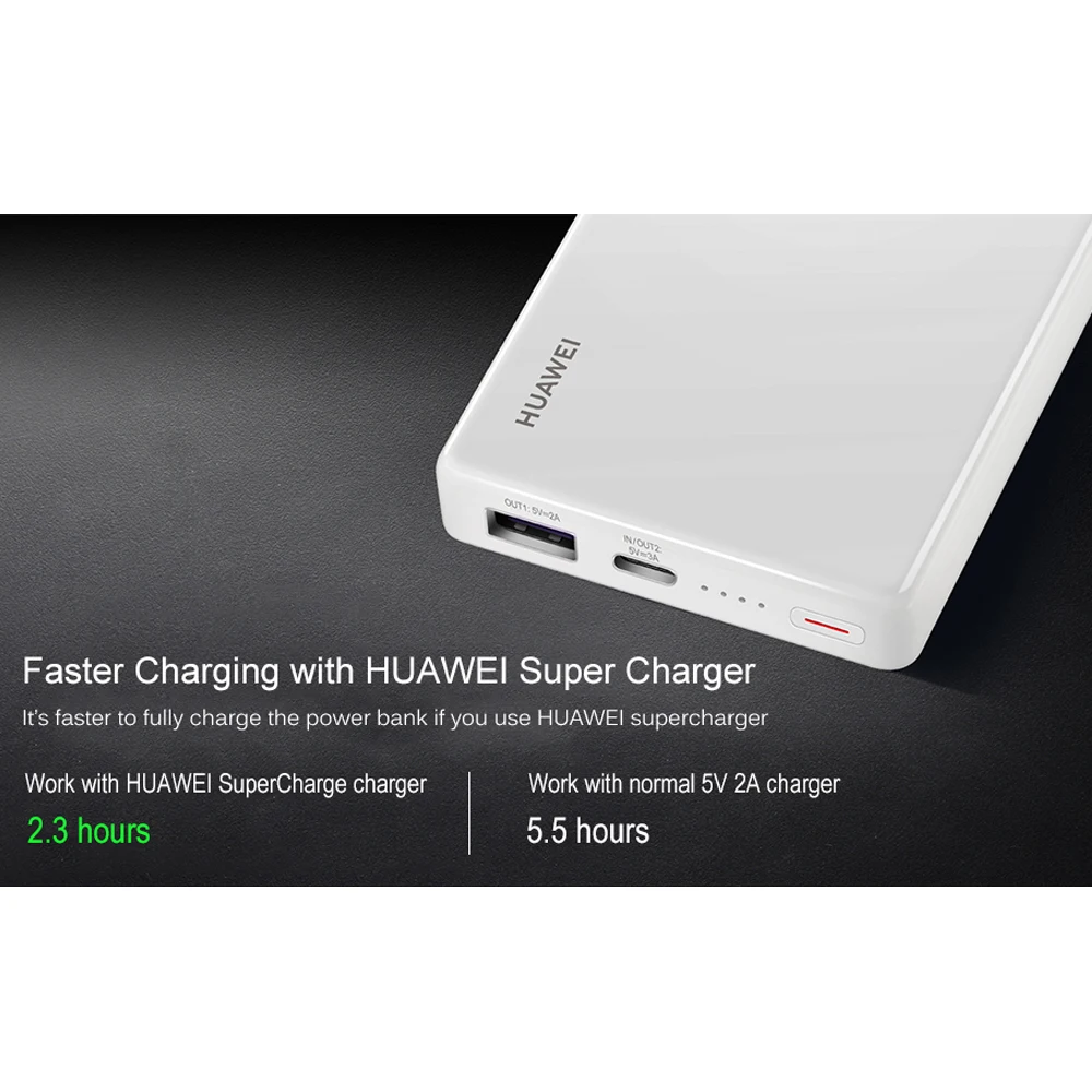 HUAWEI 40W Power Bank двустороннее супер быстрое зарядное устройство для мобильного