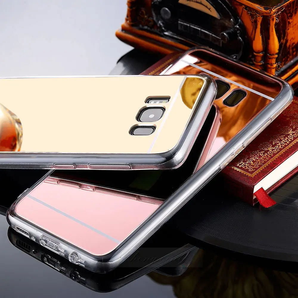 

Mirror Case Soft TPU Back Cover For Samsung Galaxy A9 A7 A6 A8 Plus 2018 S10E S8 S9 Plus S3 S4 S5 S6 S7 Edge Note 8 9 Phone Case