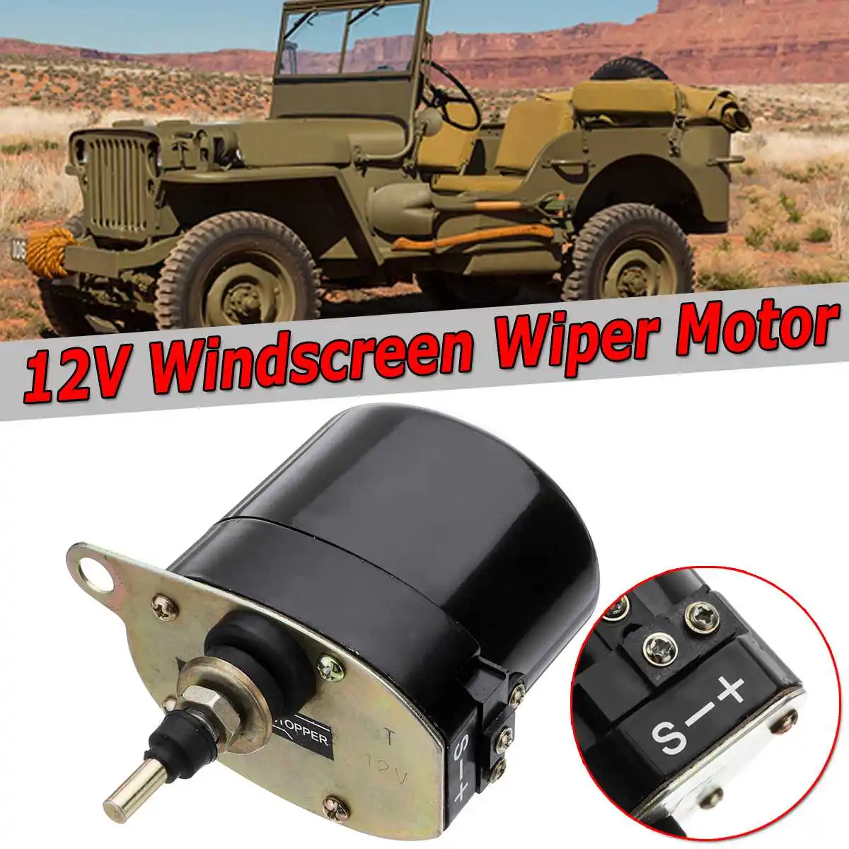 New Universal 12V Car Windscreen Wiper Motor For Willys For Jeep Tractor RSM 868 01287358 7731000001 0390506510 New Universal 12V Car Windscreen Wiper Motor For Willys For Jeep Tractor RSM 868 01287358 7731000001 0390506510