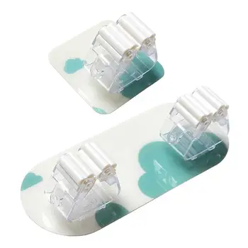 

Adhesive Wall Mounted Mop Holder No Trace Sticker Hang Brush Mop Broom Storage Rack Organizer Bathroom Kitchen Tool
