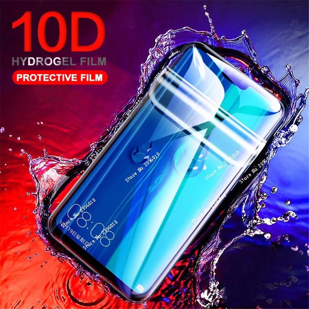 Гидрогелевая пленка 0 1 мм для Huawei Mate 20 P 30 Pro Lite 10D защита экрана на Smart 2019 Nova 4E 4 3i