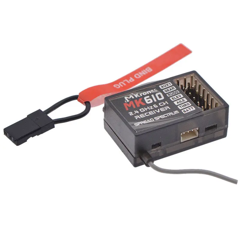 

High quality MK610 Receiver 2.4GHz Replace AR6100 Spektrum Receiver for Dx5e,Dx6i,Dx7 Dx8 MK610 Receiver