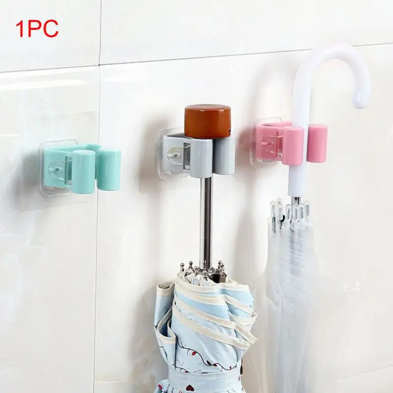 1 قطعة جدار شنت ممسحة الرف هوك الحمام ممسحة لزجة شماعات كليب ممسحة الرف حامل المنزل منظم مطبخ رفوف التخزين