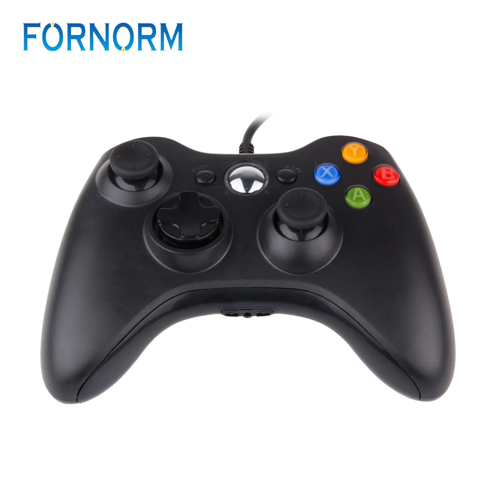 Геймпад FORNORM для Xbox 360 проводной джойстик XBOX геймпад ПК контроллер Windows 7 8