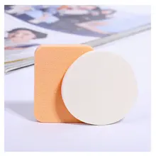 1 упаковка, круглая губка, косметическая пуховка и квадратная Косметическая Подушечка для макияжа, Влажная и сухая Женская корейская косметика, инструменты для ухода за лицом