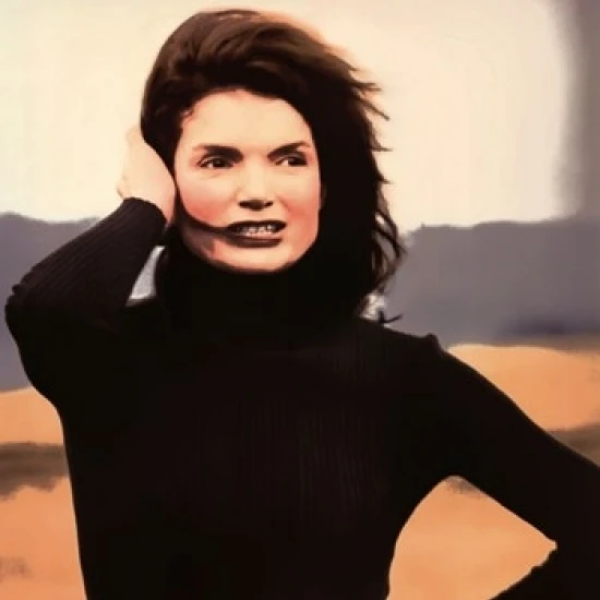 Jackie Onassis пляж ламинированный плакат (24x36)|Таблички и знаки| |