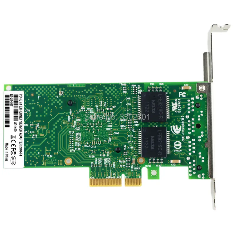 FANMI I340-T4 E1G44HT Gigabit Ethernet серверный адаптер intel 82580EB PCI Express X4 1G сетевая карта