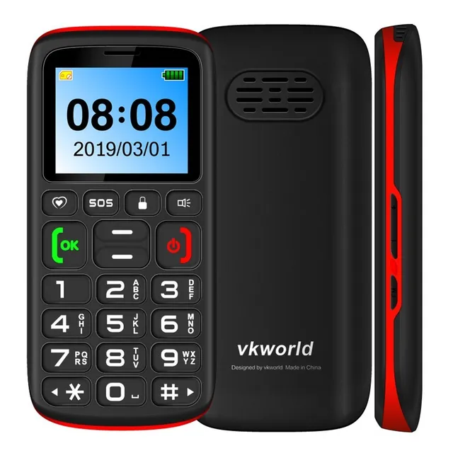 Cheap VKworld Z3 Russian Keyboard mobile phone 1.77inch FM Senior Kids Dual SIM Unlock Louder Speaker SOS Mini Elderly cell phones