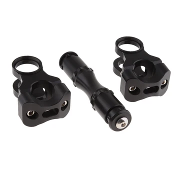 

Black Motorcycle Handlebar Riser Handle Bar Clamp Accessories for BMW R1200GS LC 14-17