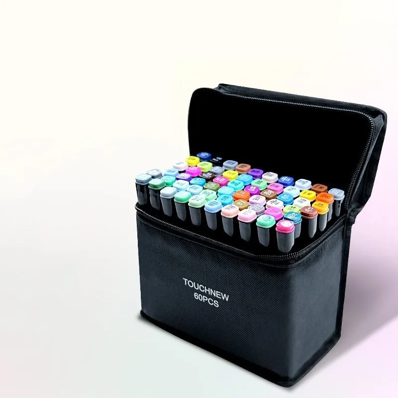 

36 color Mark pen set student hand-painted color painting oily pen comic design school supplies