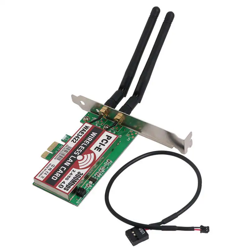 Сетевая карта Bluetooth 4 0 Двухдиапазонная 2G/5G 300mbps Pci E Express Wae3422 сетевая Wlan Wifi