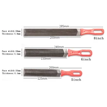 Shina 1pc 5/6/8 Inch Hand File Diamond Sharpener Woodworking Fine Toothed Sand Tool