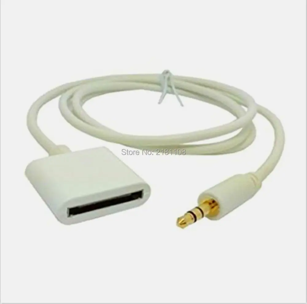 AUX 3.5mm Male to 30 pin Female for iPod iPhone iPad Dock Adapter Cable