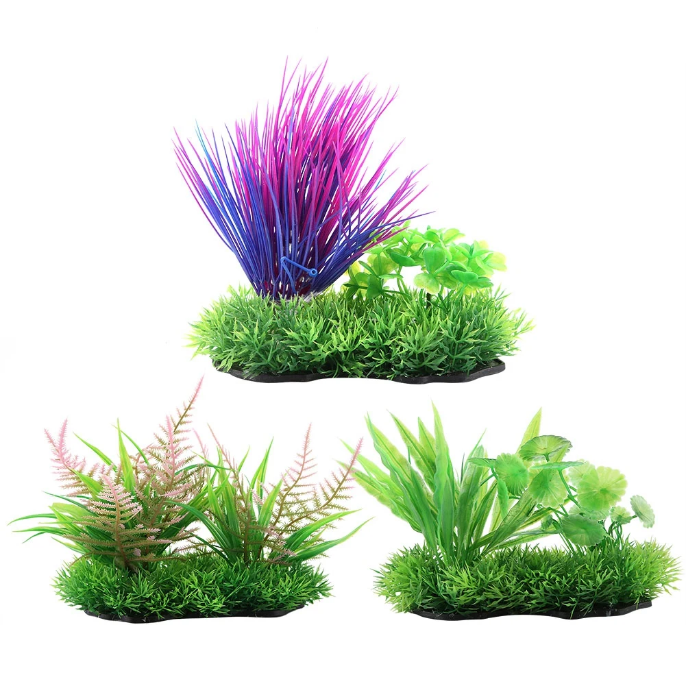 

Plastic Plants Grass Aquarium Artificial Grass Water Plant For Aquarium Waterscape Fish Tank Decoration