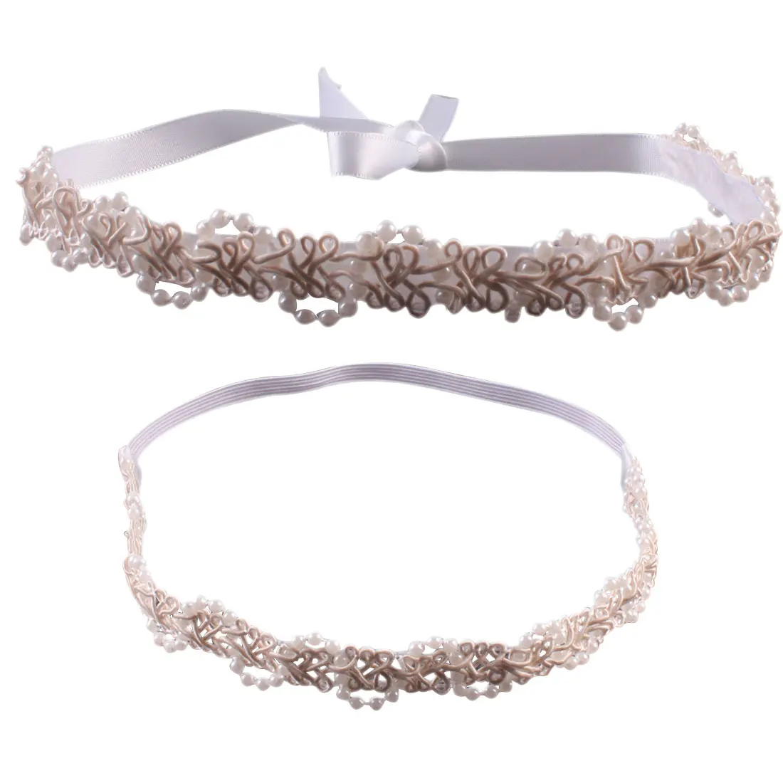 Pearl Headband Hairband Baby Girls Flowers Headbands Hair Accessories