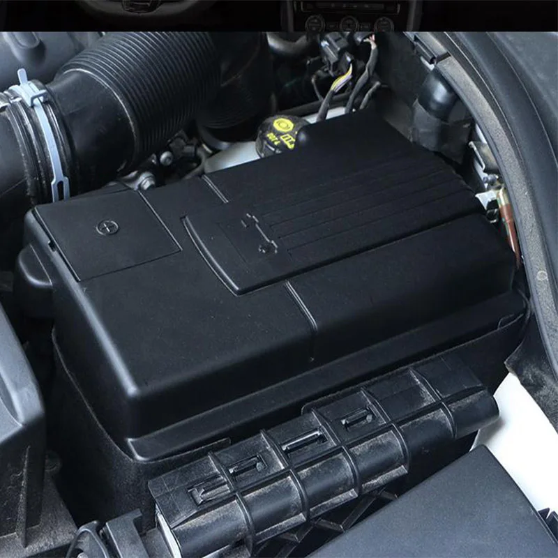 Защитный колпачок для автомобильного двигателя для SEAT Leon Mk3 Ateca положительный отрицательный аккумулятор анодный электрод Rustproof Shell Черный