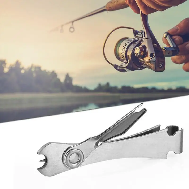 

65mm Two-in-one Thread Cutter Hooker Fishing Tool Wire Shears And Hooks Fishing Plier Scissor Braid Line Lure Cutter Hook