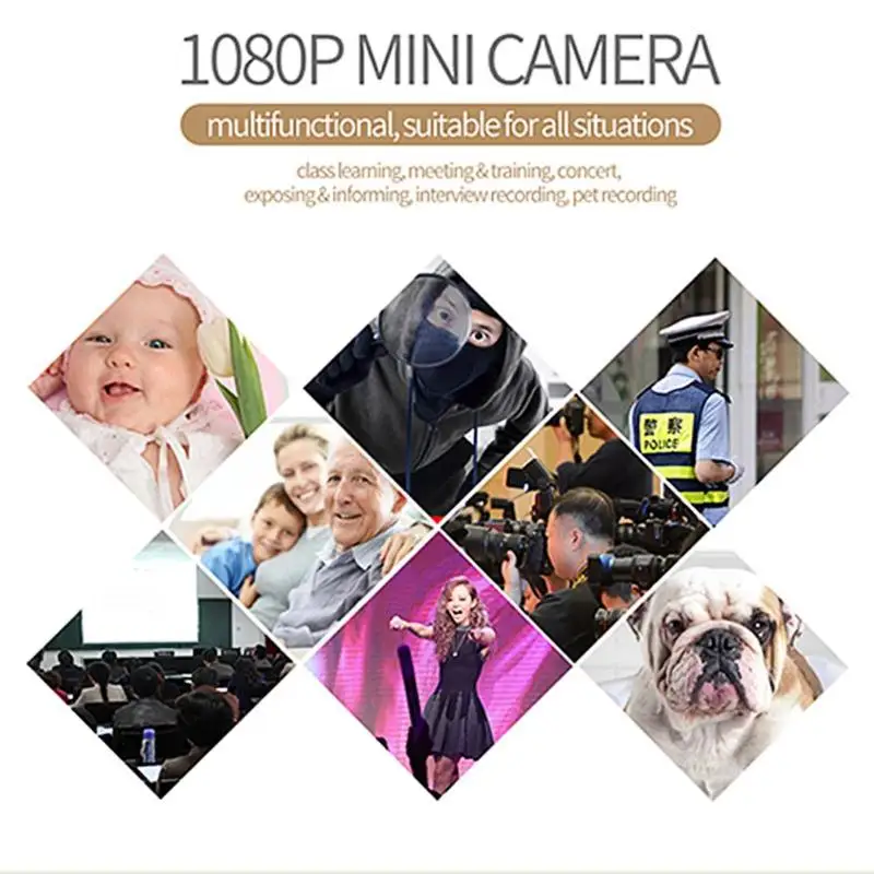  SQ11 Mini Camera HD 1080P Night Vision Camcorder Infrared Video Recorder DV Sport Monitor Camera Su