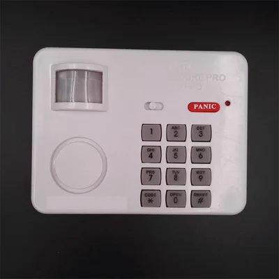 

Wireless Motion Sensor Alarm with Security Keypad PIR Home Garage Shed Caravan white Alarm System Kits Security Alarm