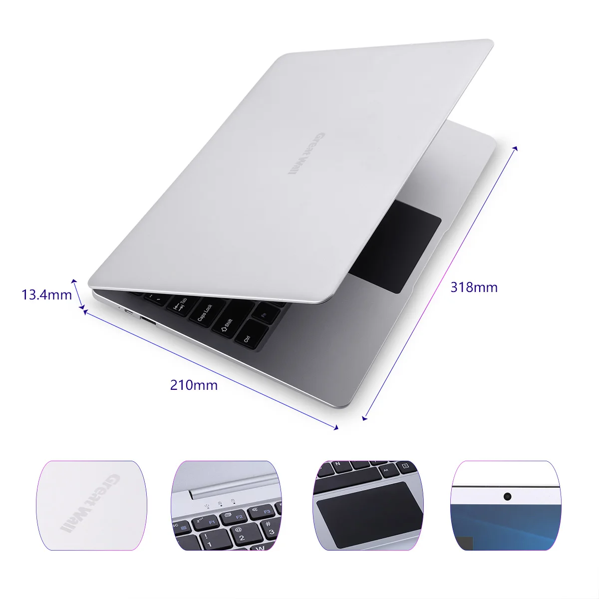 Great Wall W1333A 13 3 &quot14&quot ноутбуки оконные рамы 10 Intel Celeron N3350 2 4 г Wi Fi Гб оперативная