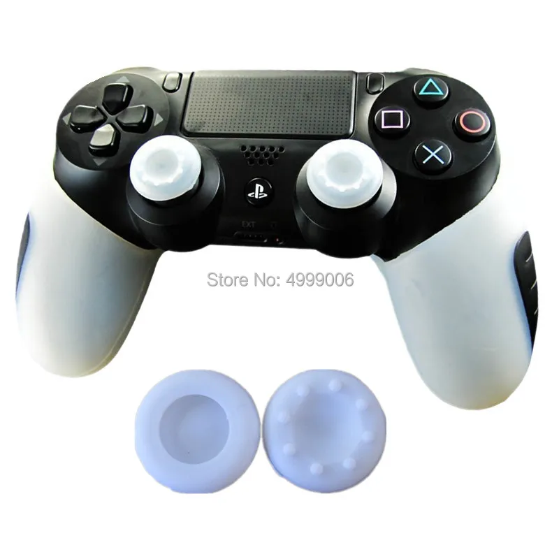 Утолщенный силиконовый защитный резиновый чехол для геймпада Playstation PS4 Slim