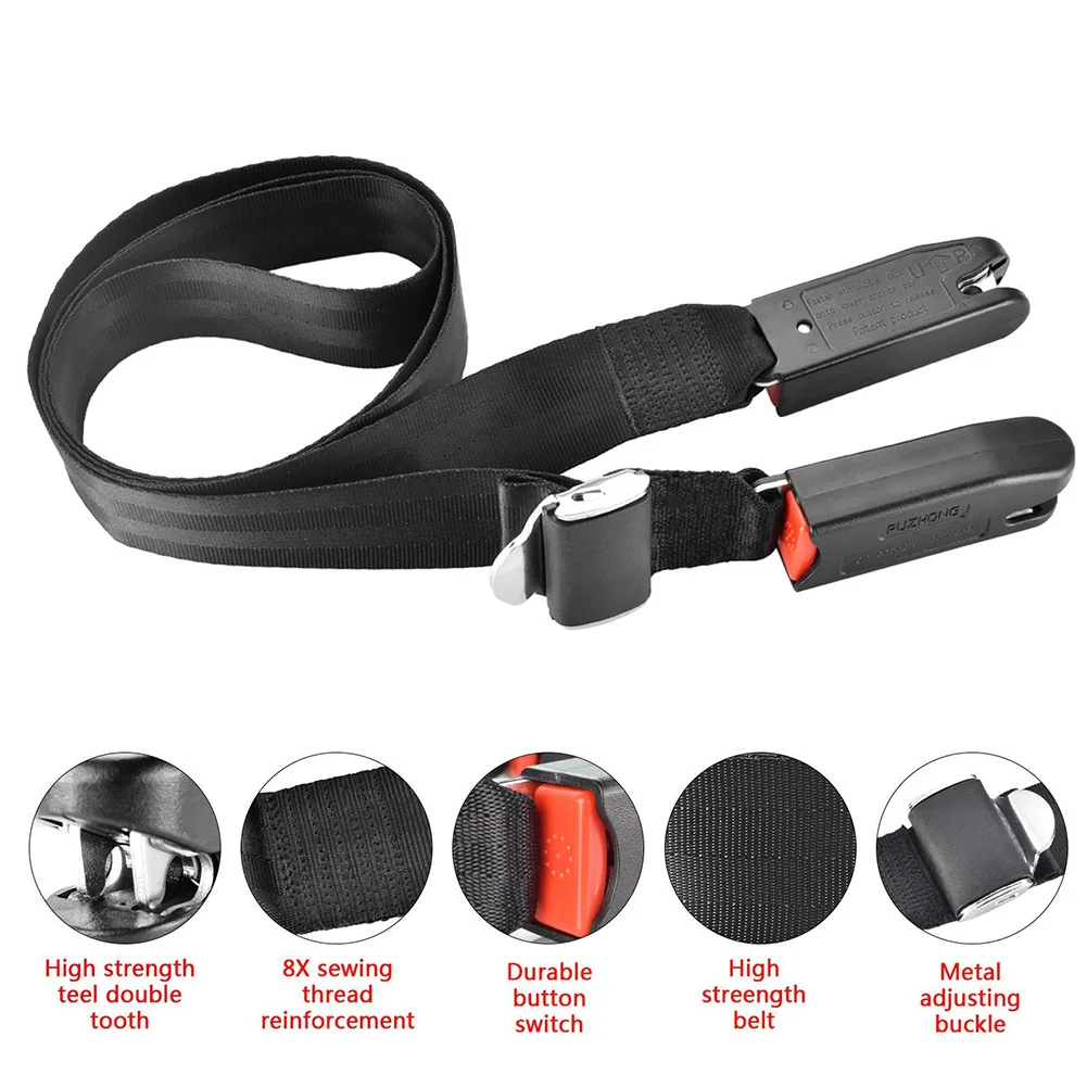 

Car Soft Belt For ISOFIX Universal Latch Connector Safety Seat Fixed Connect Durable Children