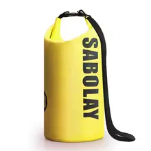 Открытый Водонепроницаемая пляжная сумка подводное плавание одежда заплыва желтый, зеленый, синий, черный дрейфующих 10L рюкзак 0,35 кг