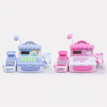 

Living Creative Toys Activitie for Fun Simulation Supermarket Cash register Shopping Cart - Multifunctional Toys Set