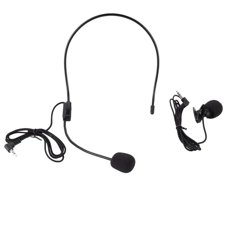 

Ear Hanging Microphone Multi-function Loudspeaker Microphone Wired Headset Ultra-light Design Adjust Length And Angle