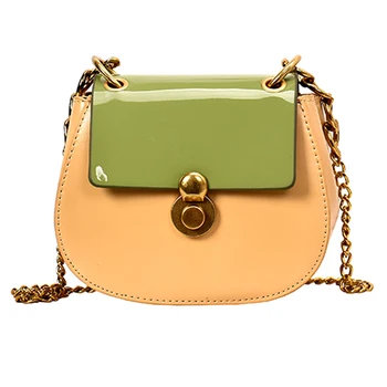 

Crossbody Bags For Women Fashion Brand Leather Handbags Chain Shoulder High Quality Designer Panelled Messenger bags For Lady