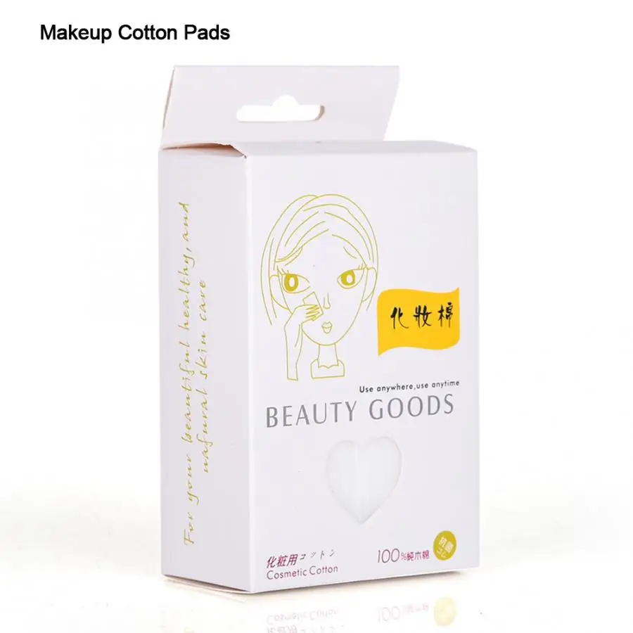 

100Pcs/Box Disposable Makeup Cotton Pads Cosmetic Remover Cleaning Wipe Compressed Face Mask Cotton Pads Makeup Tools