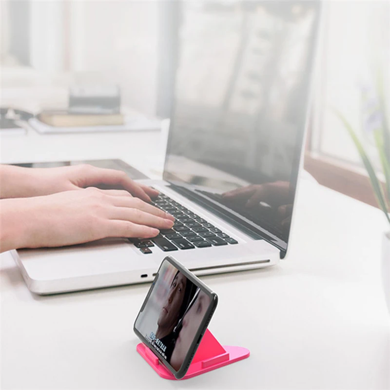 Pushingbest Настольная подставка держатель Пирамида Стиль плоский телефонный