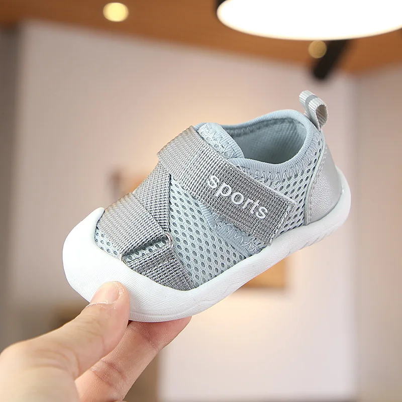 

Baby Walking Shoes Soft Bottom 2019 New Baby prewalker Mesh Breathable antiskid Spring Breathable mesh bebe sneaker