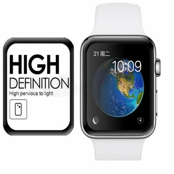 

3D Curved Full Coverage Tempered Glass Protective Film For iwatch Apple Watch Series 1 2 3 38mm 42mm Screen Protector Cover