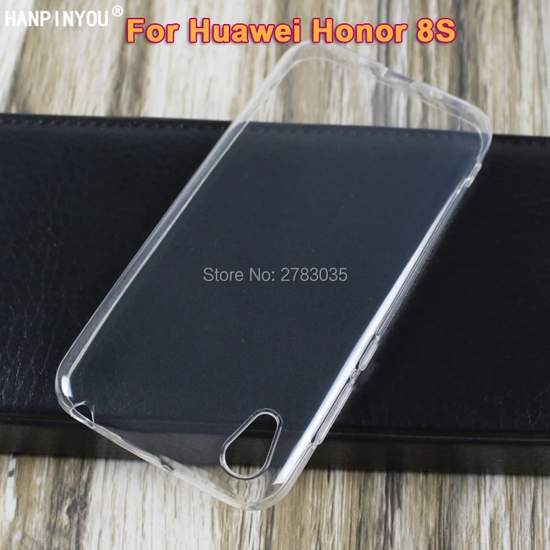 

For Huawei Honor 8S 5.71" Slim Crystal Clear Transparent Soft TPU Back Case Protection Skin Camera Protect Cover
