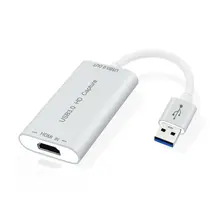 HDMI к USB 3,0 устройство захвата карты Dongle 1080 P видео и аудио адаптер Win Mac US