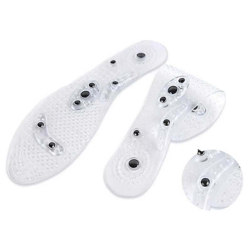 

ABDB-2 Pair Acupressure Massage Foot Therapy Reflexology Pain Relief Shoe Insoles,Washable and Cuttable One Size Fits All Men