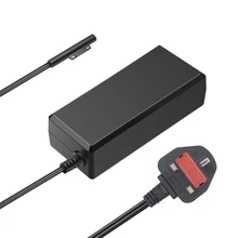 Штепсельная Вилка британского стандарта 65W 15V 4A Ac Зарядное устройство адаптер 1706 Замена для microsoft Surface Pro 3 4 Питание кабель Pro4 Pro3 Tablet P