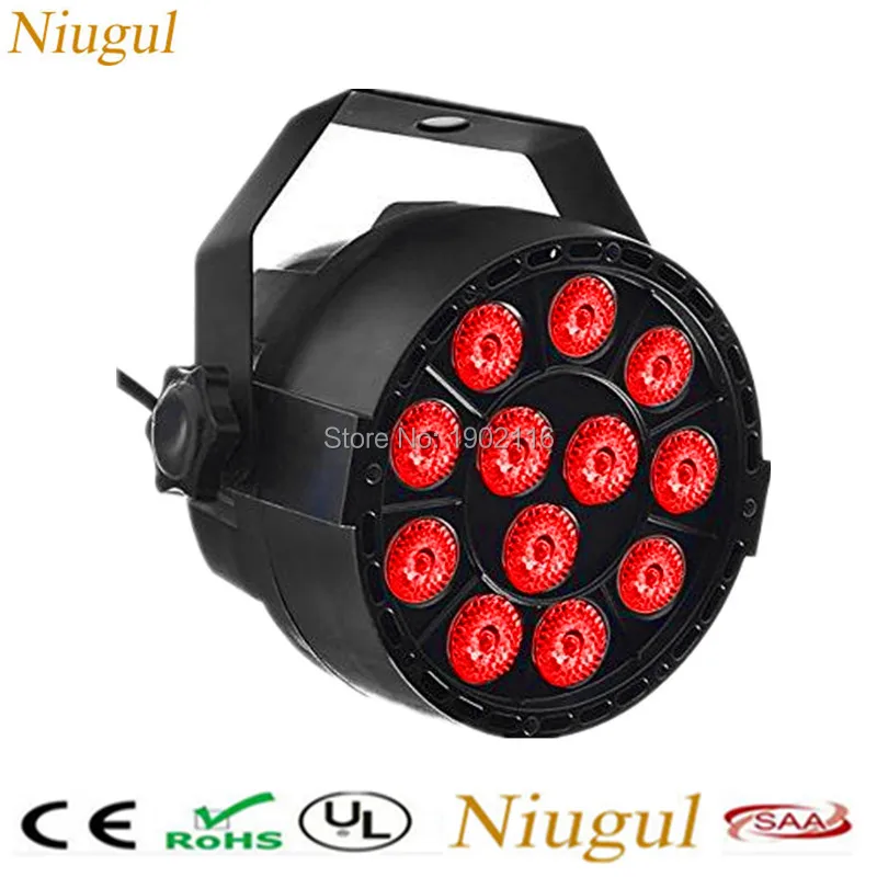 LED Par Light 12X3W RGB 3IN1 DMX512 сценическое освещение для клубной дискотеки бальный зал КТВ